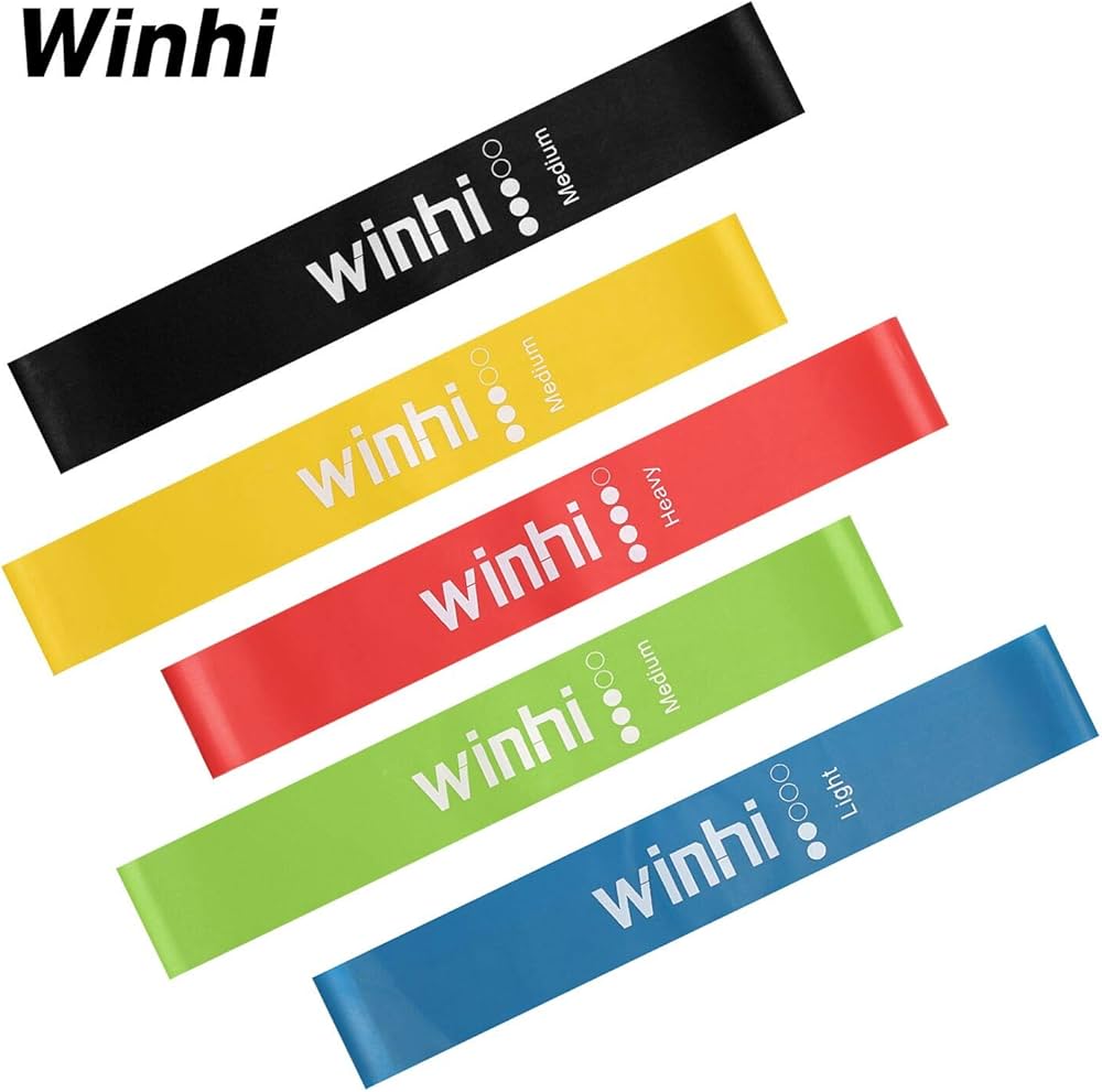 Amazon.co.jp: Winhi エクササイズバンド トレーニングチューブ ゴム